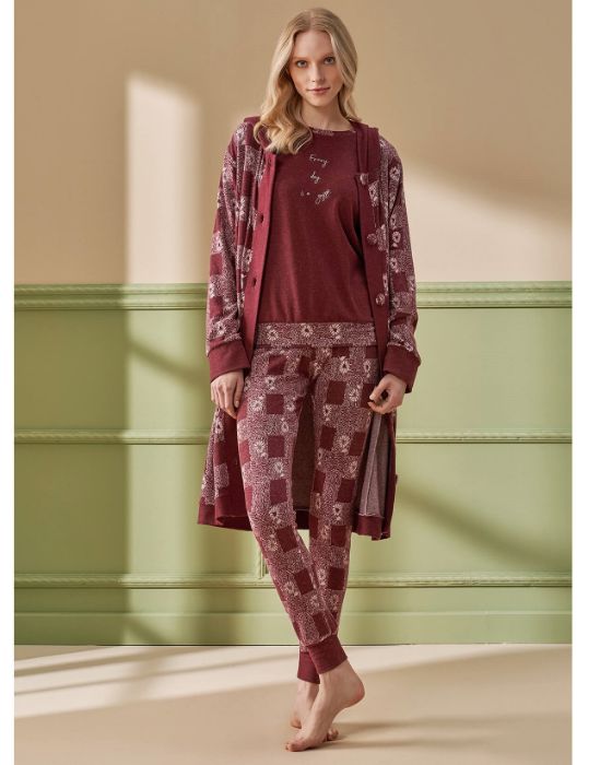 Feyza Sabahlıklı Pijama Takımı 4263