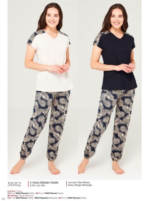 Mod Collection Pijama Takımı 3682