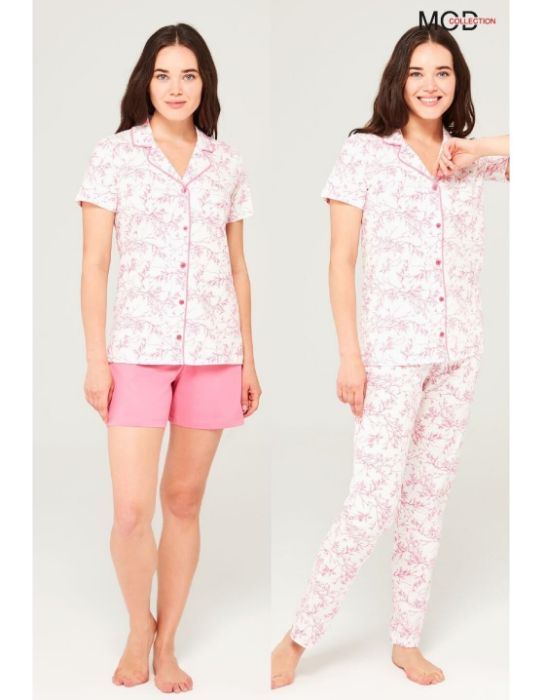 Mod Collection Üçlü Pijama Takımı 3695-2