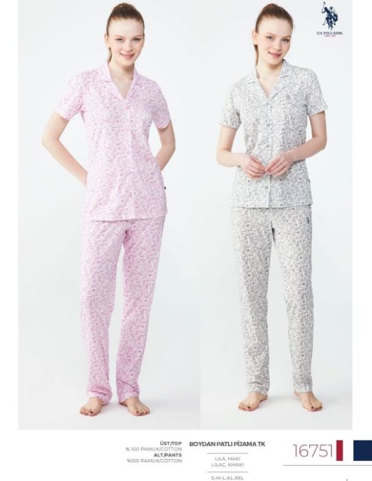 Us Polo Pajamas Set 16751 | Mark-ha.com - Tek Tuşla Dünyanın Alışverişi