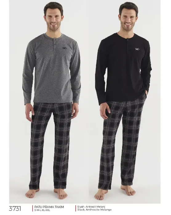 Mod Collection 3731 Erkek Patlı Pijama Takım