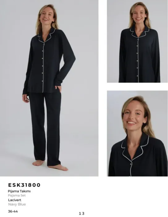 Eros ESK31800-2 Pijama Takımı