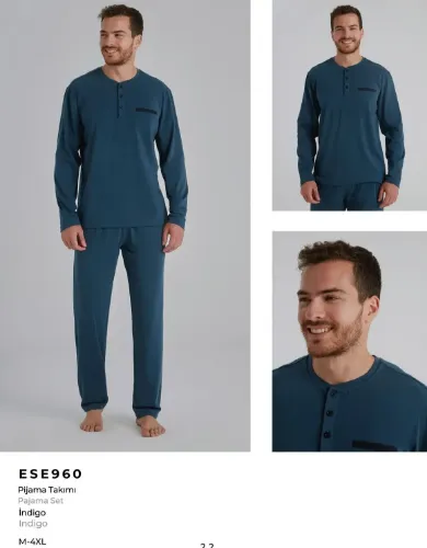 Eros ESE960-3 Erkek Pijama Takım