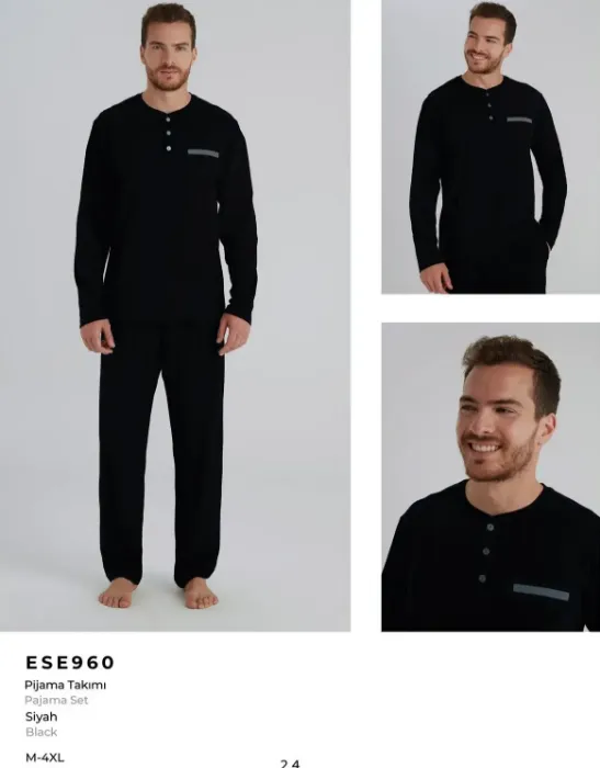 Eros ESE960-4 Erkek Pijama Takım