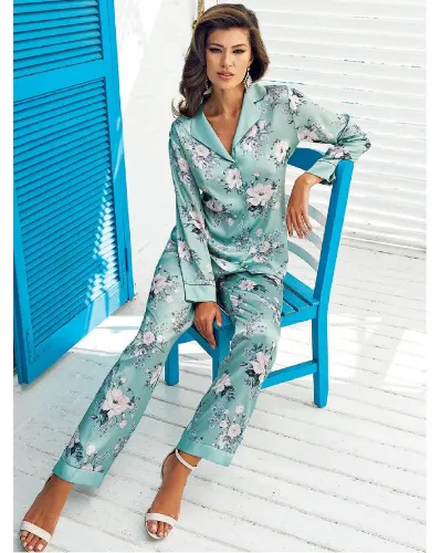 Perin 5401 Saten Pijama Takım