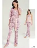Feyza 5060 Üçlü Pijama Takım