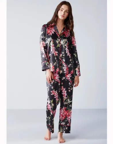 Penye Mood 2040 Satin Pajamas Set