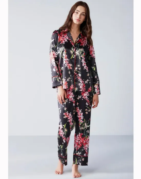 Penye Mood 2040 Satin Pajamas Set